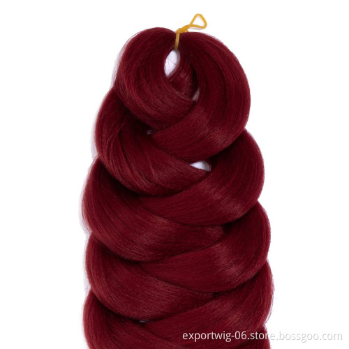 Jumbo Hair Braid 165g Synthetic Braiding Hair Extension Prestretched Synthetic Hair for Braiding for American Black Women